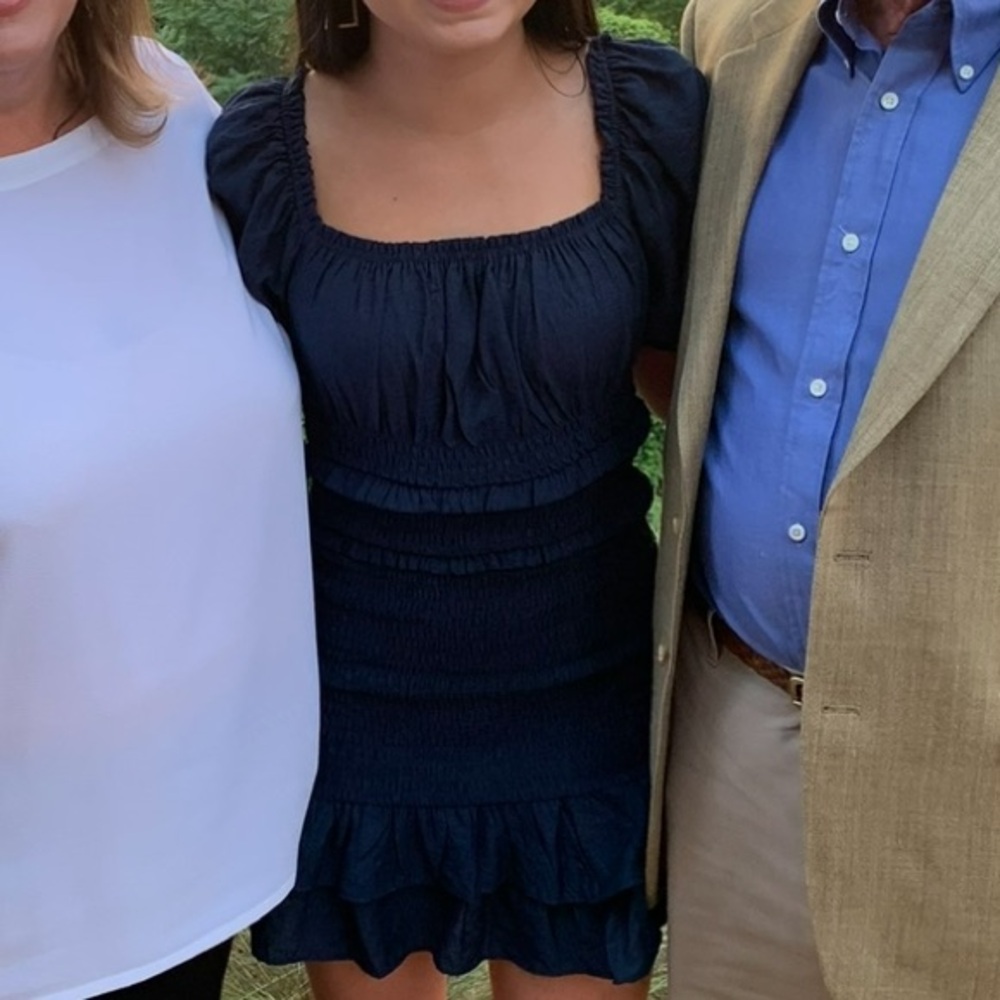 Navy blue dress